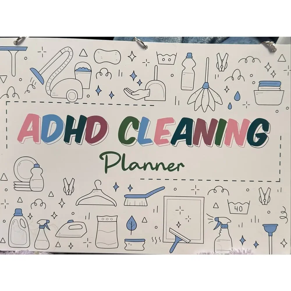 ADHD Magnetic Dry Erase Cleaning Planner Checklist NIP